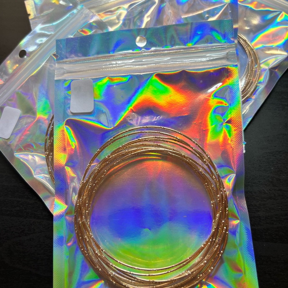 Gold Bangles Set